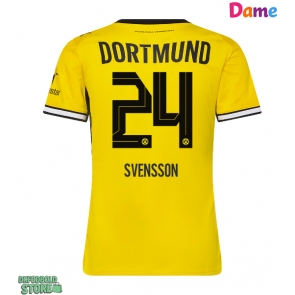 Borussia Dortmund Daniel Svensson #24 Replika Hjemmebanetrøje Dame 2026-27 Kortærmet